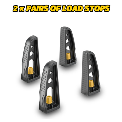 Adjustable Load Stops (Compatible with ULTI/Trade Bars + ULTI Rack - Van Guard 2 x Pair