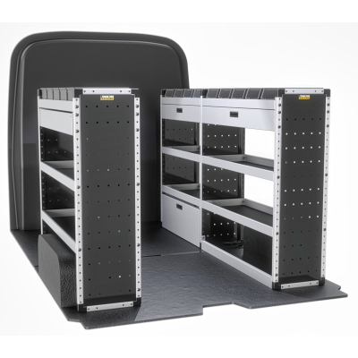 Ford Transit Custom 2013 - 2023 L2H2 - Trade Van Racking - Gold - Full Kit