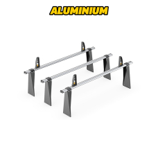 3 x ULTI Bar Aluminium Roof Bars - Transit 2000 to 2014 LWB High Roof