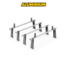 4 x ULTI Bar Aluminium Roof Bars - Transit 2000 to 2014 LWB High Roof