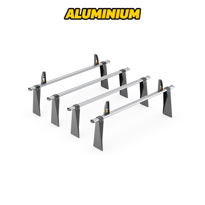 4 x ULTI Bar Aluminium Roof Bars - Transit 2000 to 2014 LWB High Roof