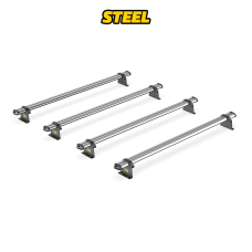 4 x ULTI Bar Trade (Steel) Roof Bars - NV400 LWB High Roof