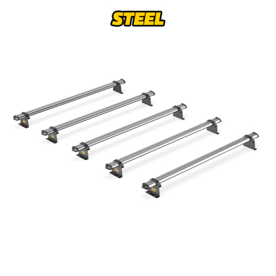 5 x ULTI Bar Trade (Steel) Roof Bars - NV400 LWB High Roof