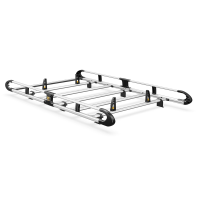 Van Guard Aluminium UltiRack+ Roof Rack - Partner 2018 on SWB Twin Rear Doors
