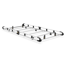 Van Guard Aluminium Ulti Roof Rack - Transit Custom 2023 Onwards SWB Low Roof Twin Rear Doors