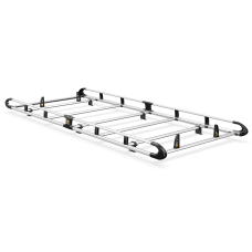Van Guard Aluminium Ulti Roof Rack - Transit Custom 2023 Onwards LWB Low Roof Twin Rear Doors