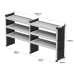 Trade Van Racking - Bronze - Driver's Side