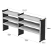 Trade Van Racking - Bronze - Driver's Side