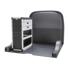 Trade Van Racking - Gold - Passenger's Side
