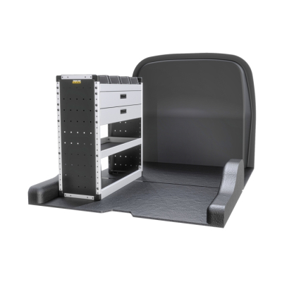 Trade Van Racking - Gold - Passenger's Side