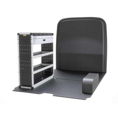 Ford Transit Custom 2013 - 2023 L2H2 - Trade Van Racking - Gold - Passenger's Side