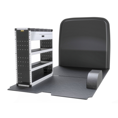 Trade Van Racking - Gold - Passenger's Side
