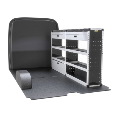 Trade Van Racking - Gold - Driver's Side Trade Van Racking - Gold - Driver's Side