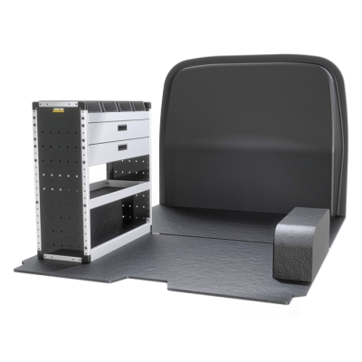 Trade Van Racking - Gold - Passenger's Side