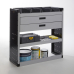 Trade Van Racking - Gold - Passenger's Side