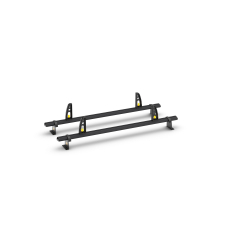 2 x ULTI Bar Aluminium Roof Bars - Townstar SWB Low Roof-BLACK