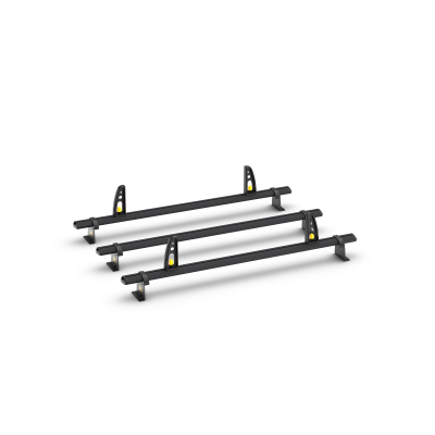 3 x ULTI Bar Aluminium Roof Bars - Townstar SWB Low Roof-BLACK 3 x ULTI Bar Aluminium Roof Bars - Townstar SWB Low Roof-BLACK