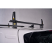 3 x ULTI Bar Aluminium Roof Bars - Transit Custom 2023 Onwards LWB Low Roof Twin Rear Doors - BLACK