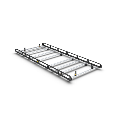 Van Guard Aluminium Ulti Roof Rack - Crafter 2006 - 2017 MWB Low Roof-BLACK Van Guard Aluminium Ulti Roof Rack - Crafter 2006 - 2017 MWB Low Roof-BLACK