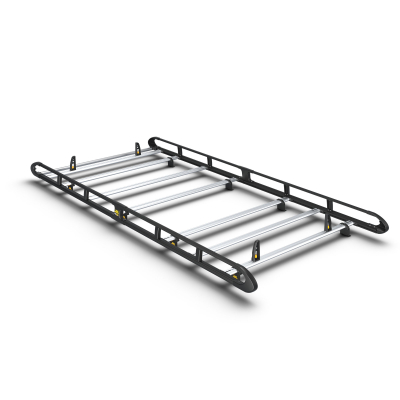 Van Guard Aluminium Ulti Roof Rack - Crafter 2006 - 2017 MWB High Roof-BLACK