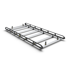 Van Guard Aluminium UltiRack+ Roof Rack - Transit 2014 on LWB Med Roof-BLACK Van Guard Aluminium UltiRack+ Roof Rack - Transit 2014 on LWB Med Roof-BLACK