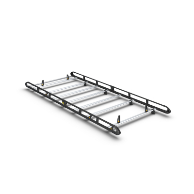 Van Guard Aluminium UltiRack+ Roof Rack - Transit 2014 on XLWB High Roof-BLACK Van Guard Aluminium UltiRack+ Roof Rack - Transit 2014 on XLWB High Roof-BLACK