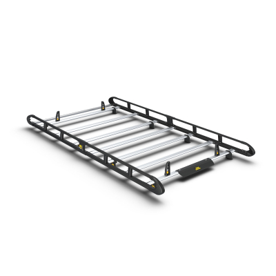 Van Guard Aluminium UltiRack+ Roof Rack - Vivaro 2014 - 2019 LWB Low Roof Tailgate-BLACK