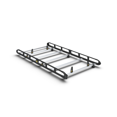 Van Guard Aluminium UltiRack+ Roof Rack - Trafic 2014 onwards LWB High Roof -BLACK Van Guard Aluminium UltiRack+ Roof Rack - Trafic 2014 onwards LWB High Roof -BLACK