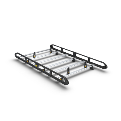 Van Guard Aluminium UltiRack+ Roof Rack - Doblo 2022 onwards SWB Twin Rear Doors -BLACK