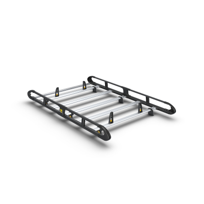 Van Guard Aluminium UltiRack+ Roof Rack - Kangoo 3 2021 onwards MWB Twin Rear Doors -BLACK