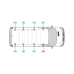 Van Guard Aluminium UltiRack+ Roof Rack - Vivaro 2002 - 2014 SWB Low Roof Twin Rear Doors