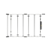 Van Guard Aluminium UltiRack+ Roof Rack - Vivaro 2002 - 2014 SWB Low Roof Tailgate