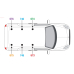 Van Guard Aluminium UltiRack+ Roof Rack - Kangoo 2008 to 2020 MAXI Twin Rear Doors 