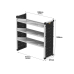Single Van Racking Unit - 1009mm (H) x 1000mm (W) - 3 Angled Shelves
