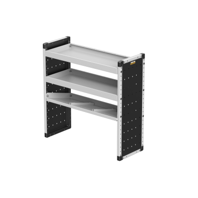 Single Van Racking Unit - 1009mm (H) x 1000mm (W) - 2 Straight Shelves, 1 Angled Shelf Single Van Racking Unit - 1009mm (H) x 1000mm (W) - 2 Straight Shelves, 1 Angled Shelf