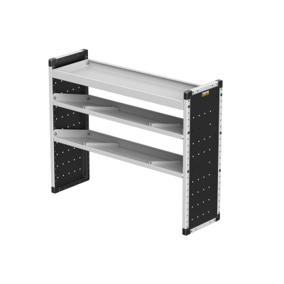 Single Van Racking Unit - 1009mm (H) x 1250mm (W) -1 Straight Shelf, 2 Angled Shelves Single Van Racking Unit - 1009mm (H) x 1250mm (W) -1 Straight Shelf, 2 Angled Shelves