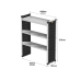 Single Van Racking Unit - 1279mm (H) x 1000mm (W) - 1 Straight Shelf, 2 Angled Shelves 