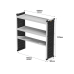 Single Van Racking Unit - 1279mm (H) x 1250mm (W) - 2 Straight Shelves, 1 Angled Shelf