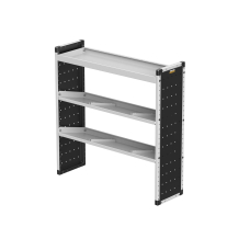 Single Van Racking Unit - 1279mm (H) x 1250mm (W) - 1 Straight Shelf, 2 Angled Shelves