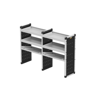 Trade Van Racking Double Unit - 2 Straight, 1 Angled Per Bay - H1009mm x W1466.5mm (683mm & 683mm) Trade Van Racking Double Unit - 2 Straight, 1 Angled Per Bay - H1009mm x W1466.5mm (683mm & 683mm)