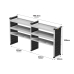 Trade Van Racking Double Unit - 2 Straight, 1 Angled Per Bay - H1009mm x W1716.5mm (683mm & 933mm)