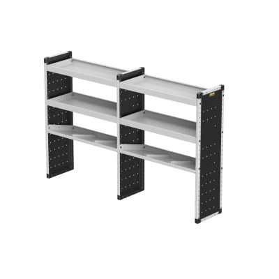 Trade Van Racking Double Unit - 2 Straight, 1 Angled Per Bay - H1279mm x W1966.5mm (933mm & 933mm) Trade Van Racking Double Unit - 2 Straight, 1 Angled Per Bay - H1279mm x W1966.5mm (933mm & 933mm)